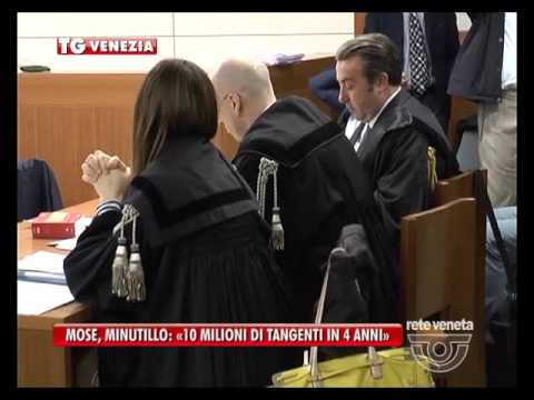 TG VENEZIA (10/11/2016) - MOSE, MINUTILLO: «10 MILIONI DI TANGENTI IN 4 ANNI»