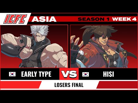 Early Type (Chipp) vs Hisi (Sol) Losers Final ICFC GGST ASIA: Season 1 Week 4