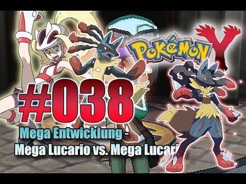 Let's Play Pokemon Y- Nr.38 - Mega Entwicklung - Mega Lucario vs. Mega Lucario - [Deutsch] [HD]