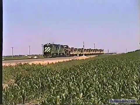 Classic Railroad Series 70 - BN Work Trains in Nebraska Summer 1985.
