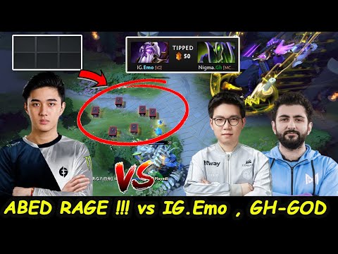 WHEN EG.Abed Tiny RAGE Mode vs IG.Emo Nigma.GH AniMajor Ranked Dota 2 pro Gameplay