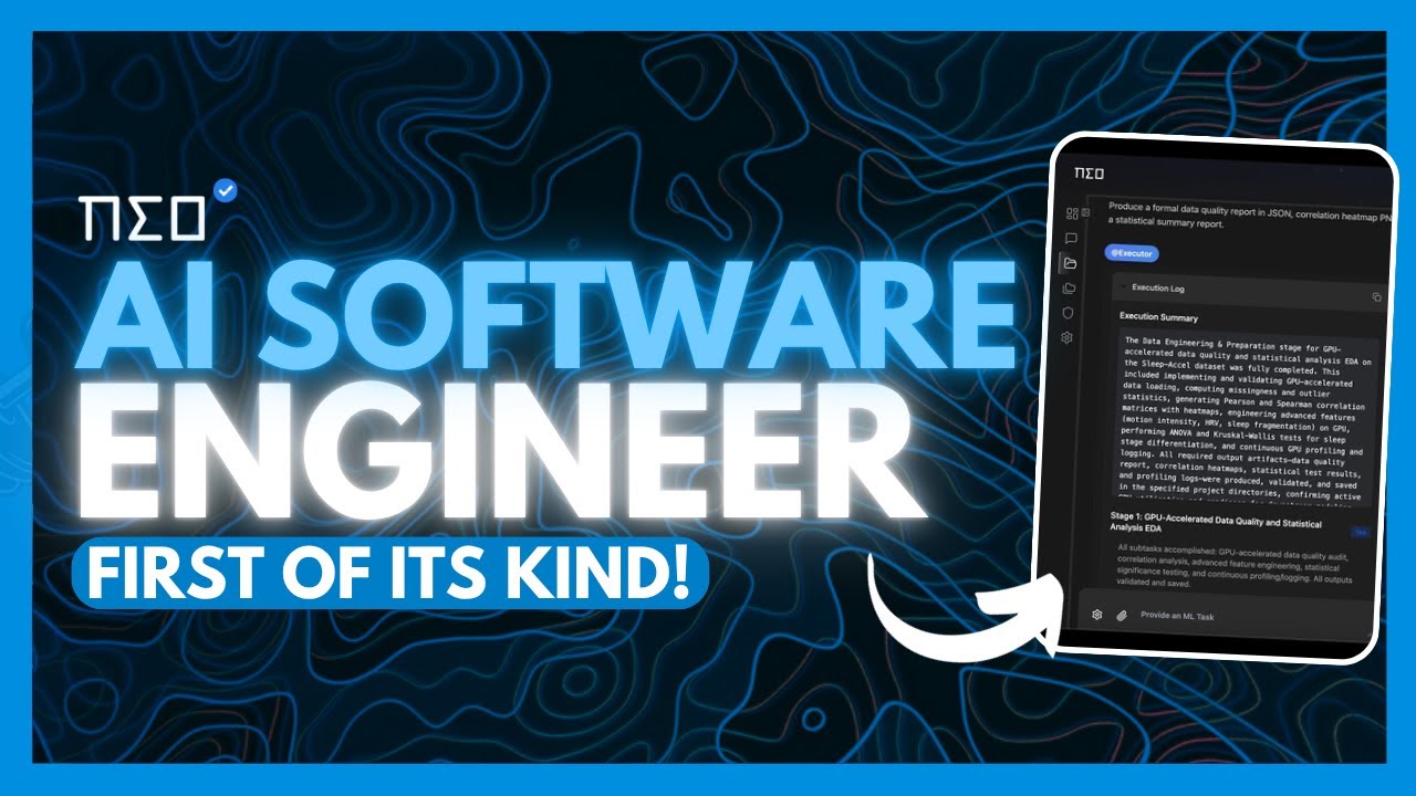 Neo: First-Ever Autonomous Machine Learning Engineer That CAN AUTOMATE Anything!