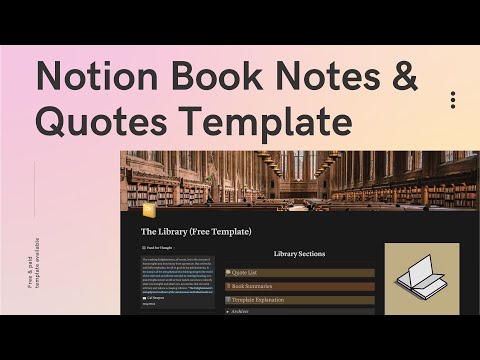 Book Notes & Quotes | Prototion | Get Notion Template