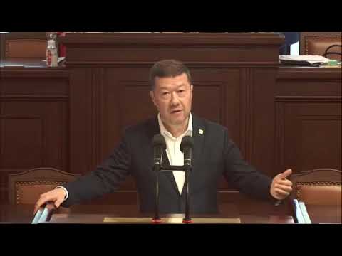 Sněmovní vystoupení k hlasování o migračním paktu Evropské unie