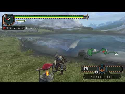 Monster Hunter Freedom 2 - BBQ Spit Animation