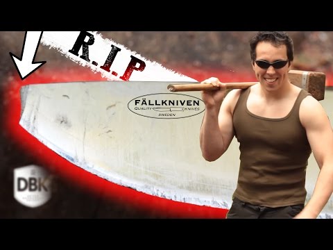 Swedish Airforce Fallkniven F1 Knife Destruction | Was Survival Lilly Right!?