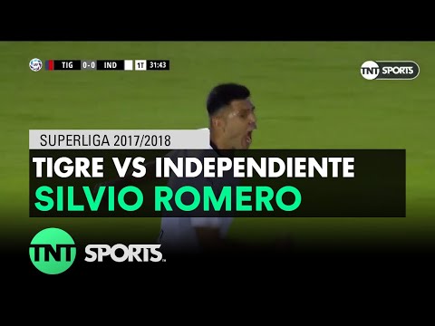 Silvio Romero (0-1) Tigre vs Independiente | Fecha 20 - Superliga Argentina 2017/2018