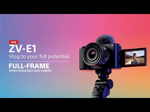 Sony ZV-E1 – Full-frame Interchangeable Lens Mirrorless Vlog Camera — The  Sony Shop