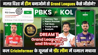 KOL vs PBKS Dream11 Team Prediction, KKR vs PBKS Dream11, PBKS vs KKR Dream11: Fantasy Tips, Stats