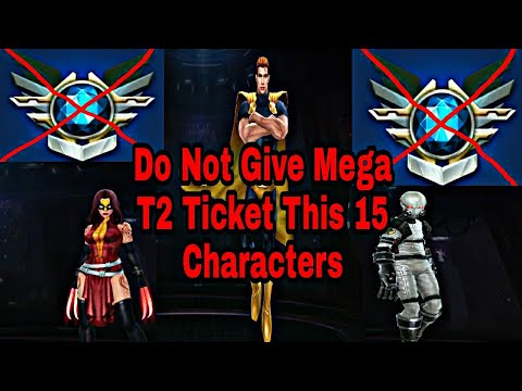 Do Not Give Mega T2 Ticket This 15 Characters - Marvel Future Fight
