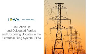 Submitting On Behalf Of and Other Updates within the IUB Electronic Filing System