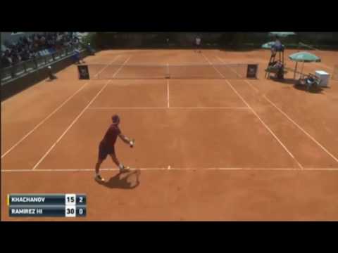 Khachanov (RUS) vs. Hidalgo (ESP) 2016 ATP Challenger Samarkand Men's Singles Tennis Tour Full Match
