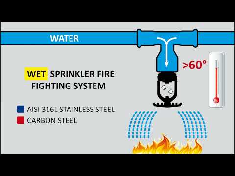 Differences between Wet and dry fire sprinklers systems