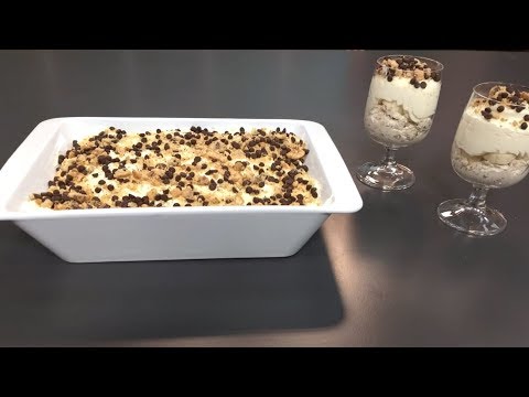 Rreze Dielli 12 Korrik 2019 Të Gatuajmë me Znj Vjollca P2 Ëmbëlsirë e ftohtë me banane dhe çokollatë