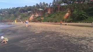 preview picture of video 'GSA India 154 Vorkala Sea Beach, Varkala Helipad Road, Varkala, Kerala, India'