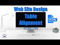 How to Center Align HTML Table