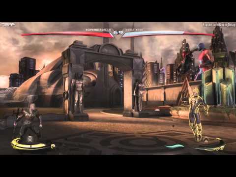 Injustice Gods Among Us - Winning Online 1v1 Ranked Matches Gameplay