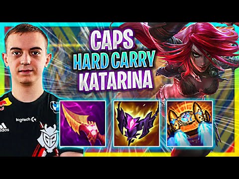 CAPS HARD CARRY WITH KATARINA! | G2 Caps Plays Katarina Mid vs Sylas! | Preseason 2023