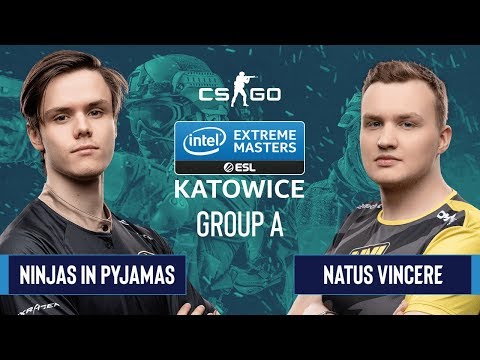 CS:GO - Natus Vincere vs. Ninjas in Pyjamas [Train] Map 2 - Group A - IEM Katowice 2020