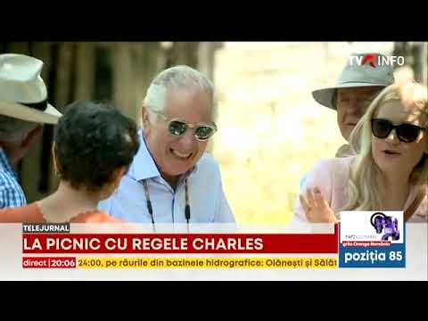 La picnic cu regele Charles. Monarhul britanic, primit cu bucurie în Valea Zălanului