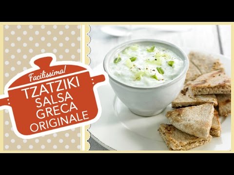 TZATZIKI Salsa Greca ricetta originale | sub eng