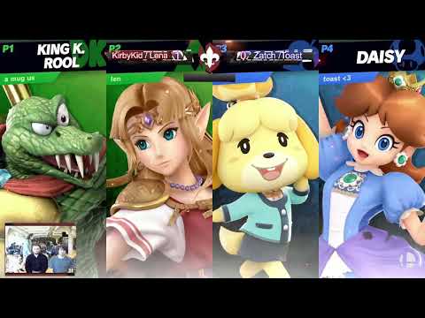 Lenavity / KirbyKid (King K. Rool, Zelda) vs Toast<3 / Zatch (Daisy, Isabelle) - The Revival of L