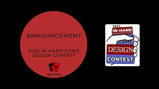 Announcement | 2022 In-Hand Game Design Contest