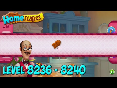 Homescapes level 8236 8237 8238 8239 8240 🏡 Playrix HD