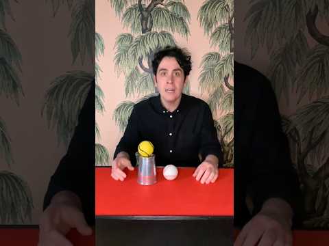 The World’s Fastest Cup & Ball Trick #magic #magician #magictrick #sleightofhand #shorts