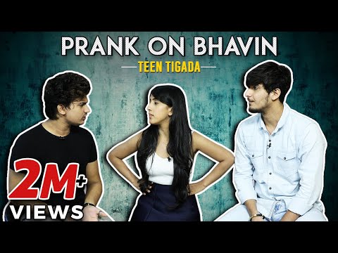 Prank On Bhavin Bhanushali - Teentigada | Sameeksha Sud | Vishal Pandey