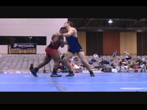 Robert Barbour dec. Clete Hanson, 85 kg finals at 2009 FILA Junior Nationals in Greco-Roman