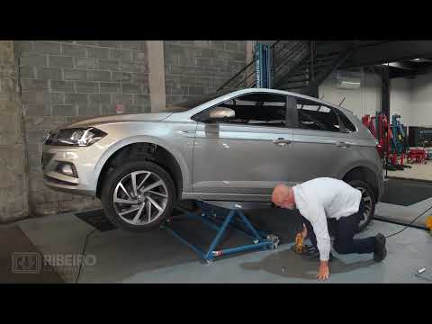 Elevador Automotivo Gangorra Basculante 2 Toneladas Azul REGI001 RIBEIRO-9432 - Vídeo