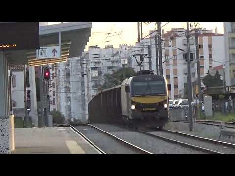 Medway 4709 "Sónia" com comboio internacional Nº 47848