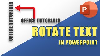 How to ROTATE TEXT in PowerPoint  (2 Easy Methods!)