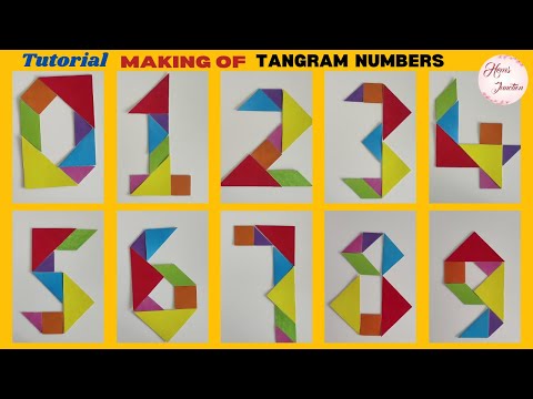 How To Make Tangram Numbers