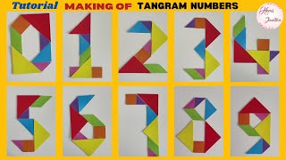 How to make Tangram Numbers