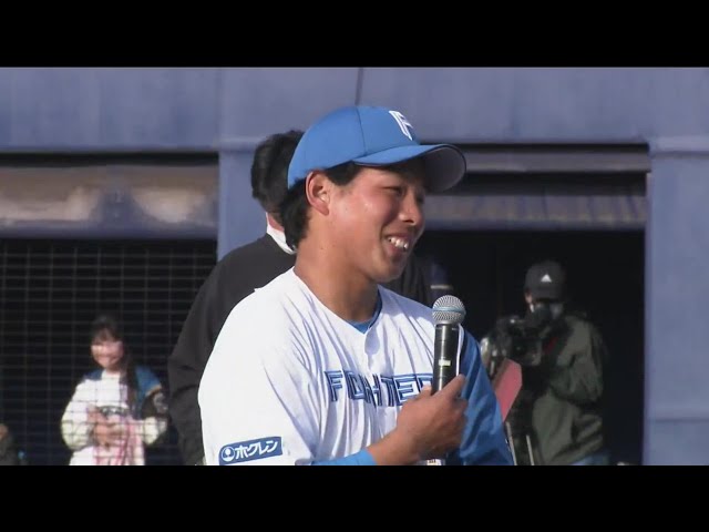 【ファーム】3月21日 ファイターズ・樋口龍之介 ヒーローインタビュー