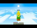 Playing MINECRAFT on ONLY 1 BLOCK!