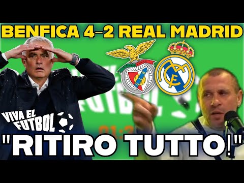 Cassano apologizes to Mourinho after Benfica-Real Madrid 4-2: "I made a mistake, well done!" Long...