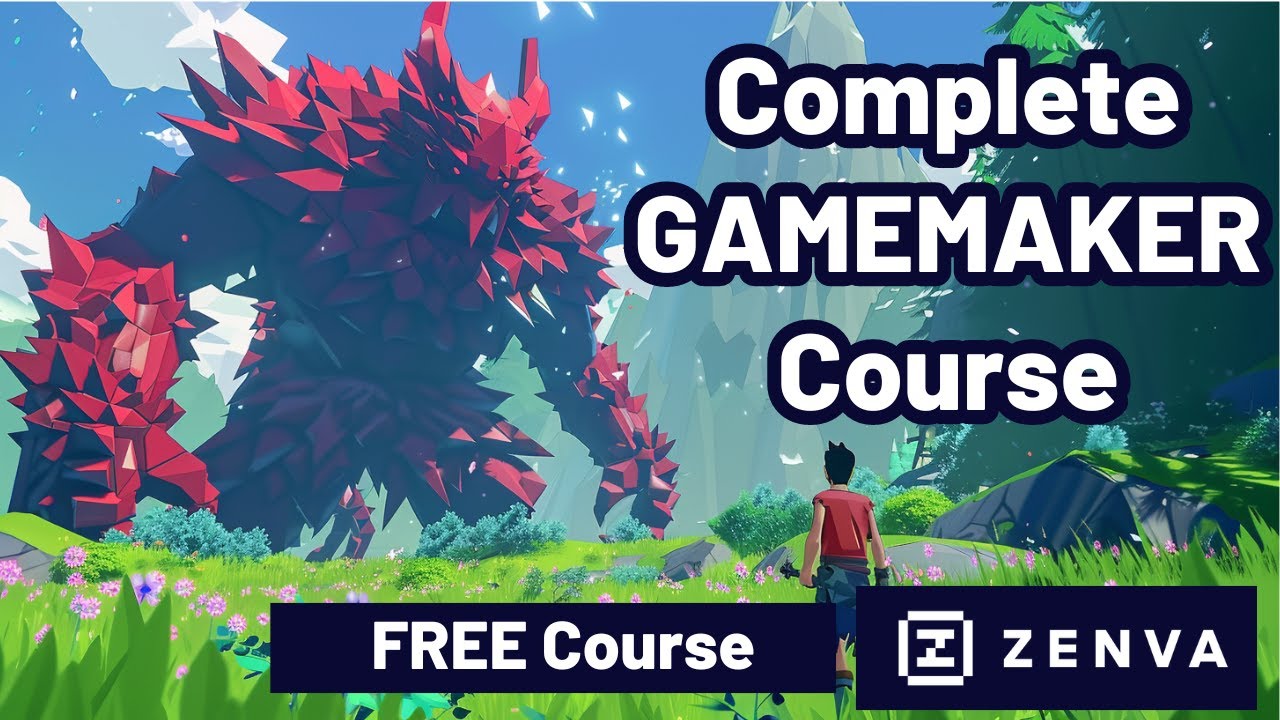 COMPLETE GAMEMAKER COURSE (FREE) - Learn in 1 Hour