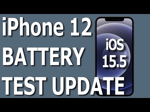 iOS 15.5 - iPhone 12 Battery Update