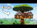 Minecraft How To Build A Treehouse Tutorial