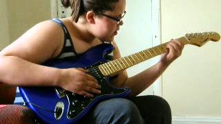 travelling girl playing the guitar...........................