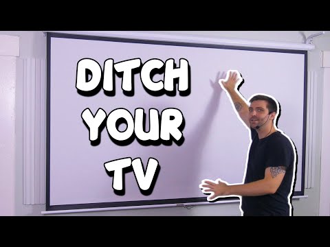 Pull Down Projector Screen