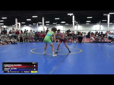 97 Lbs Round 2 (8 Team) - Christian Ramirez, New Jersey Vs Brady Glynn, Illinois B15a