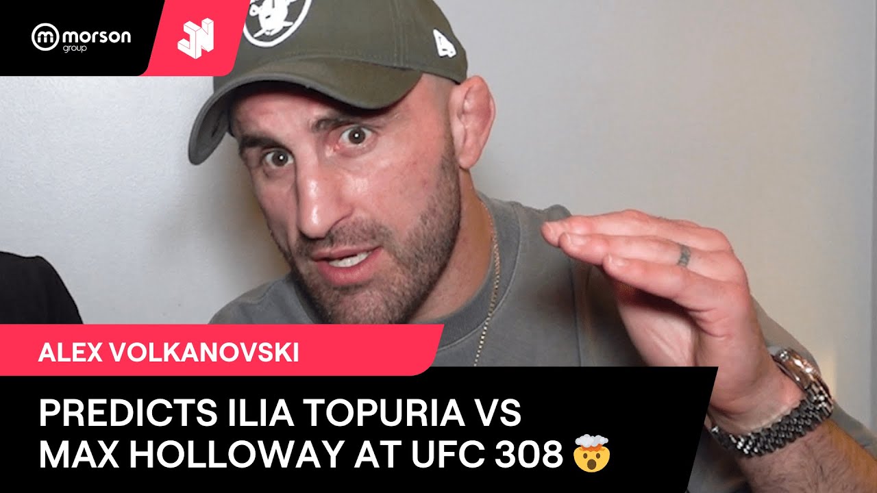 Alex Volkanovski PREDICTS ILIA TOPURIA VS MAX HOLLOWAY AT UFC 308 #UFC #MMA