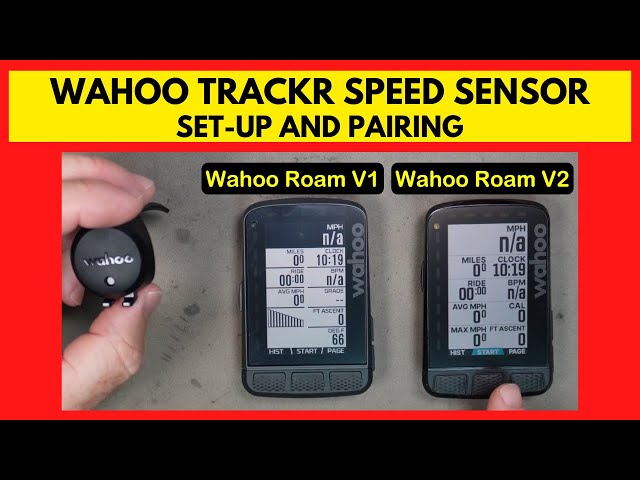 Vídeo relacionado con Wahoo Fitness Sensor de Velocidad Wahoo TRACKR, Negro