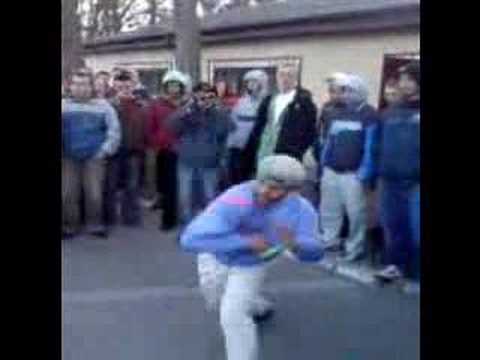 Rozgrzewka przed zadymą kibolii