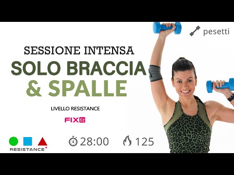 Braccia Toniche e Snelle! Esercizi Impegnativi Per Braccia Con Pesetti