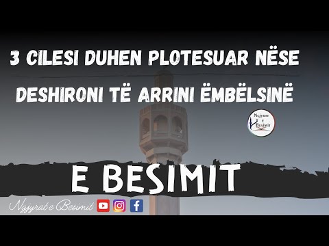 Embelsia e besimit eshte e dobet kur shkaqet qe e arritjne ate jane te dobeta !